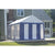 ShelterLogic Enclosure Kit with Windows, Blue/White, 10 x 20 ft. (Party Tent Cover and Frame Sold Separately)