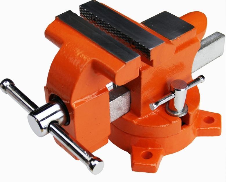4" Mechanic Work Bench Tabletop Vise Clamp On Swivel Locking Base Hobby Craft HD