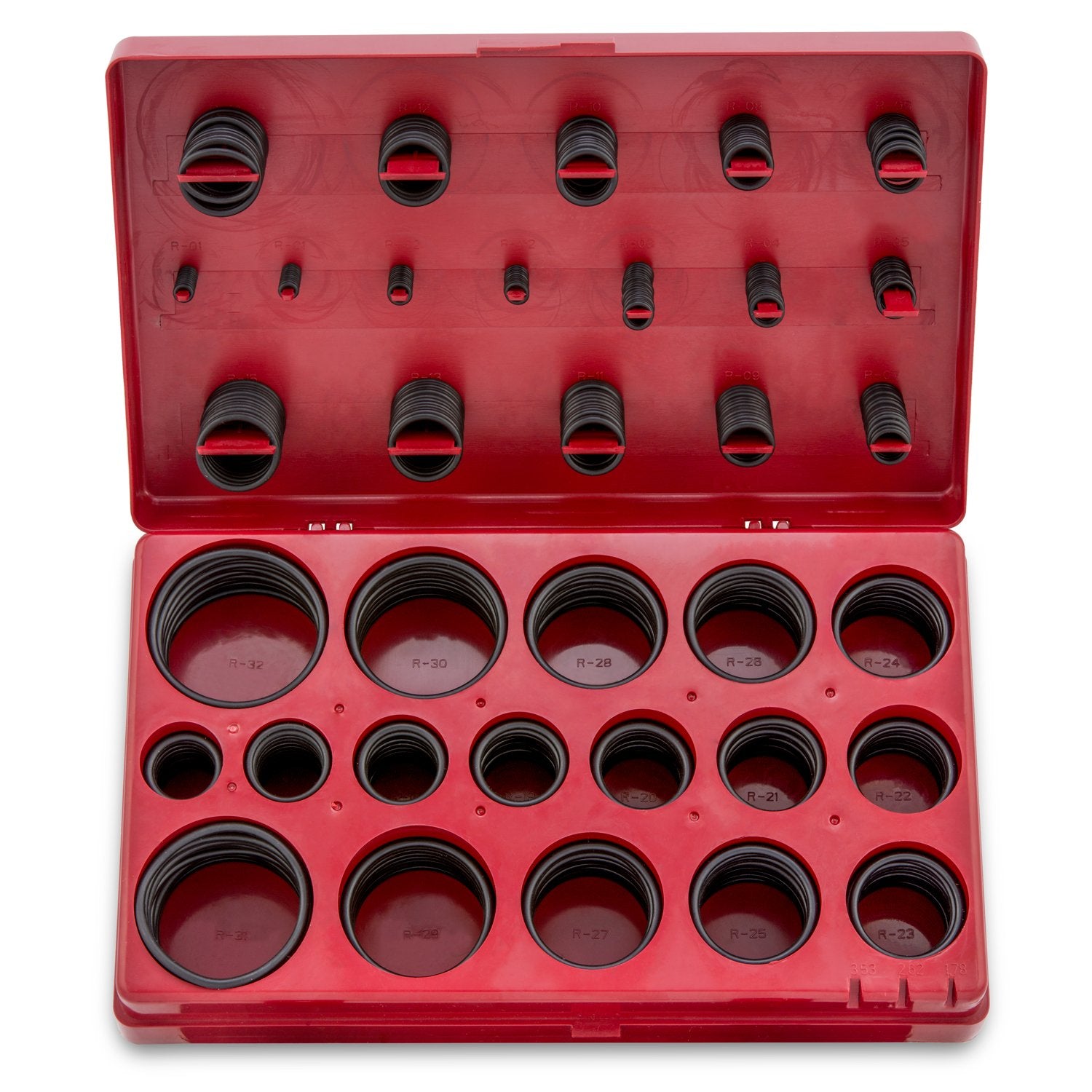 407pc Universal O-Ring Assortment Set | SAE Automotive Seal Rubber Gasket Washer