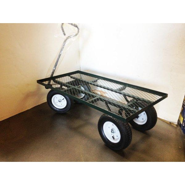 Steel Mesh Flat Bed Cart 38" x 20"