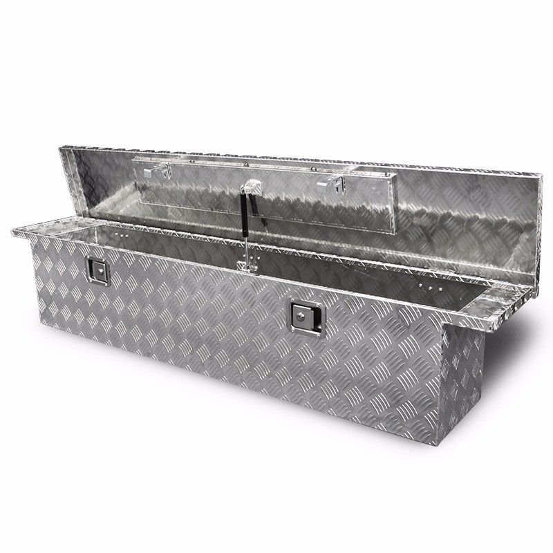 71" Aluminum Crossover Crossbed Truck Box Pickup Tool Box Trailer Storage