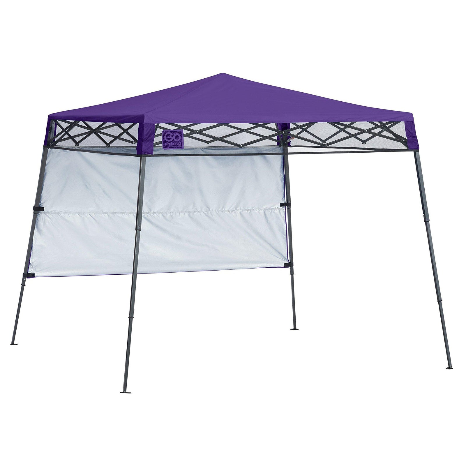 Quik Shade 7' x 7' Go Hybrid Pop-Up Compact and Lightweight Slant Leg Backpack Canopy
