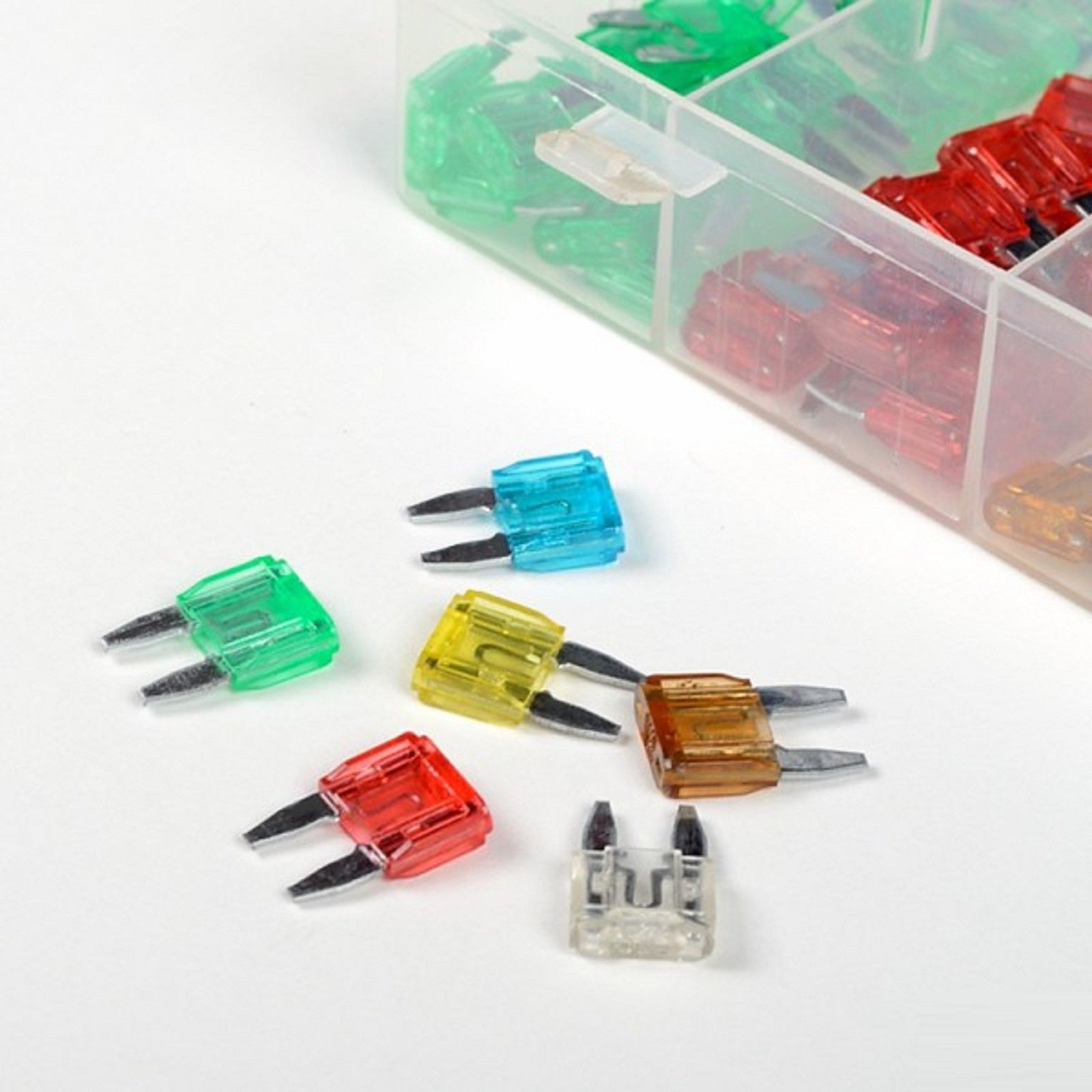 120pc MINI Blade Fuse Assortment Auto Car Motorcycle SUV FUSES Kit APM ATM