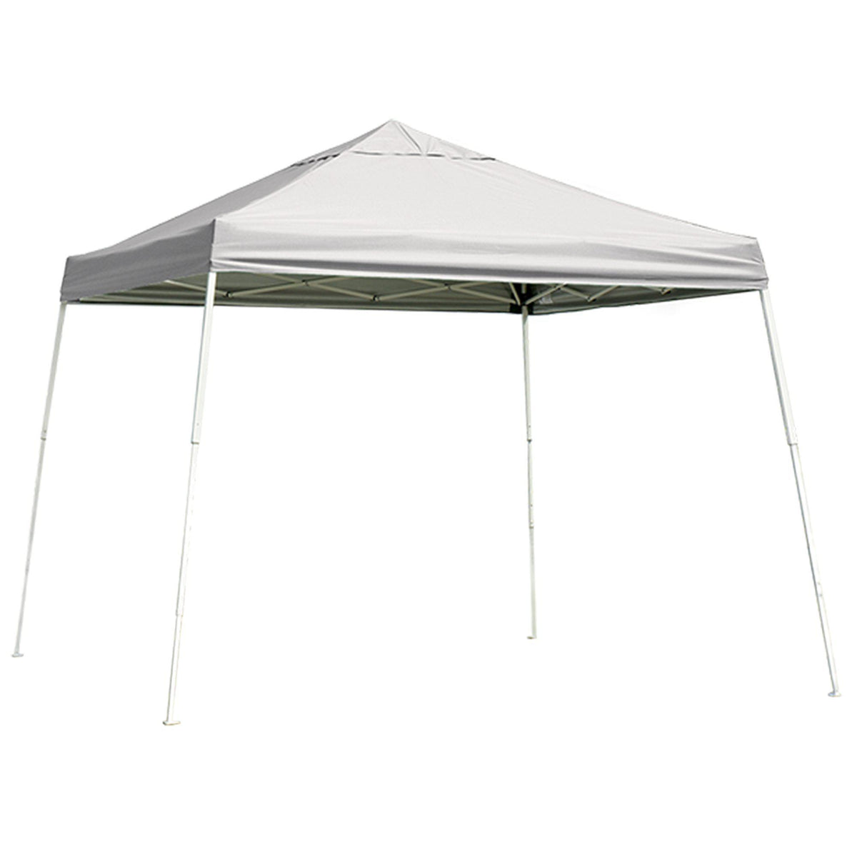 ShelterLogic Slant Leg Pop-Up Canopy with Carry Bag, White, 8 x 8 ft.