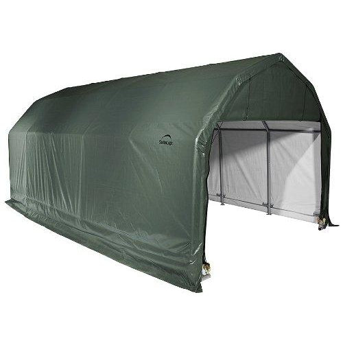 ShelterLogic 90054 Green 12'x20'x11' Barn Shelter