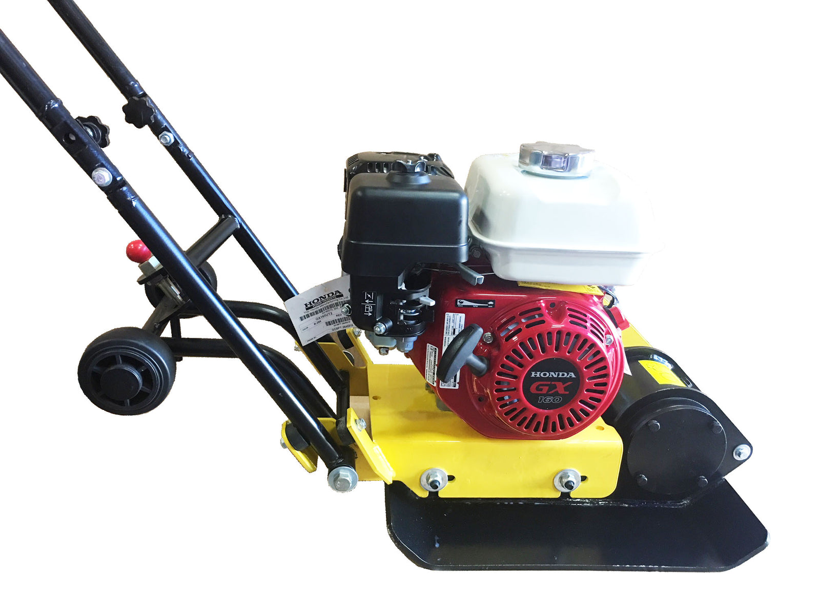 Heavy Duty Honda GX160 Vibratory Plate Compactor Walk Behind Plate:19" x14.5"