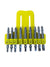 9PCS Phillips & Slotted Double Sided Screwdriver Bits w/ Holder CRV