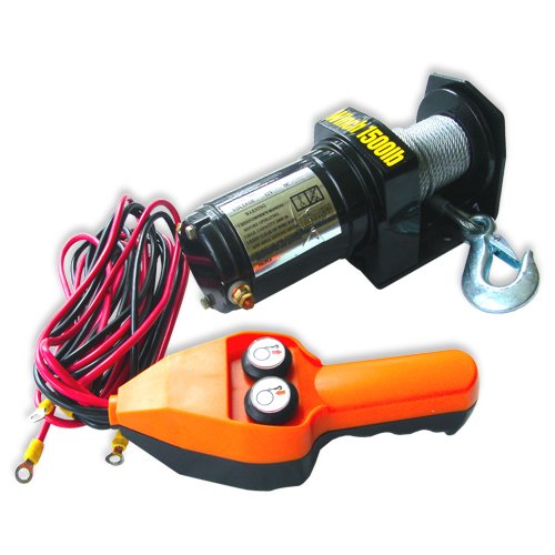 12 Volt Electric Winch 1500 lbs Capacity