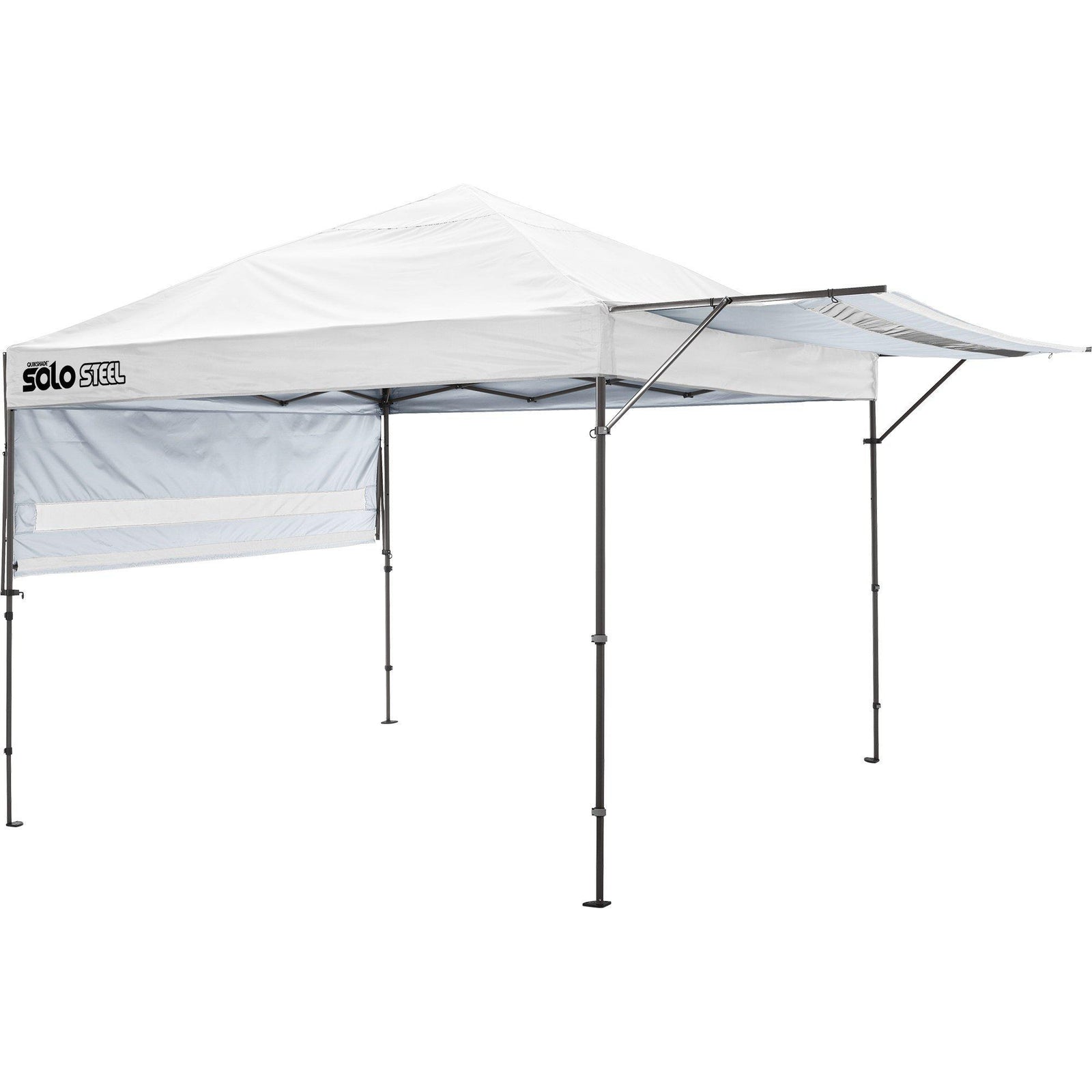 Quik Shade Solo Steel 170 10 x 17 ft. Straight Leg Canopy, White