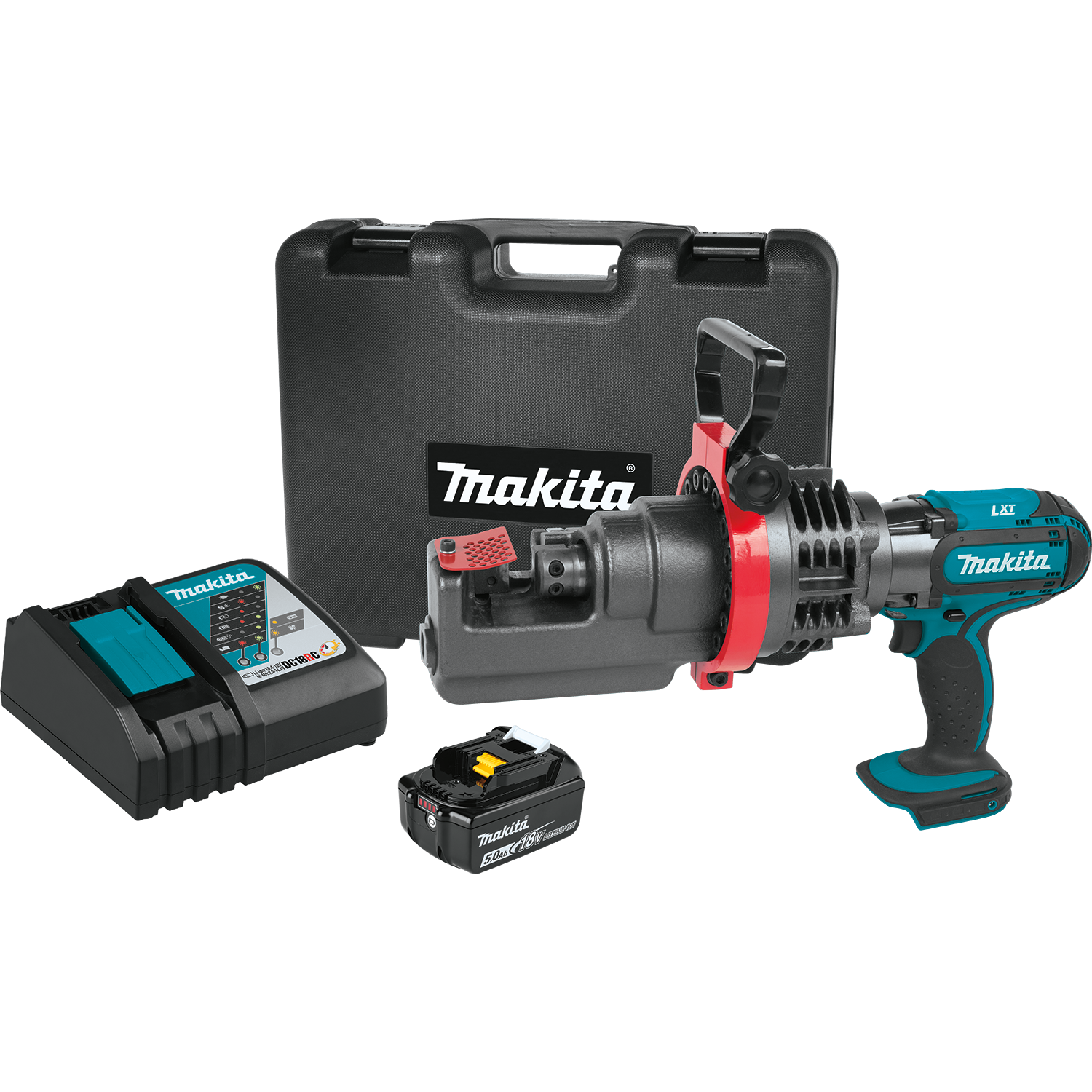 Makita 18V LXT® Lithium‑Ion Cordless Rebar Cutter Kit (5.0Ah)