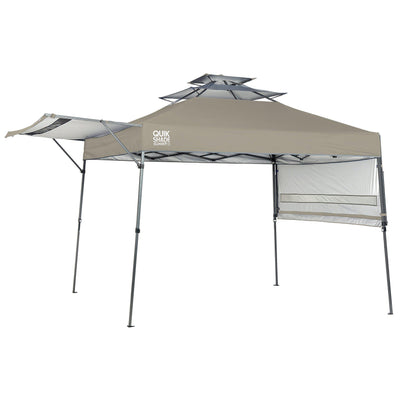 Quik Shade Summit Instant Canopy with Adjustable Dual Half Awnings