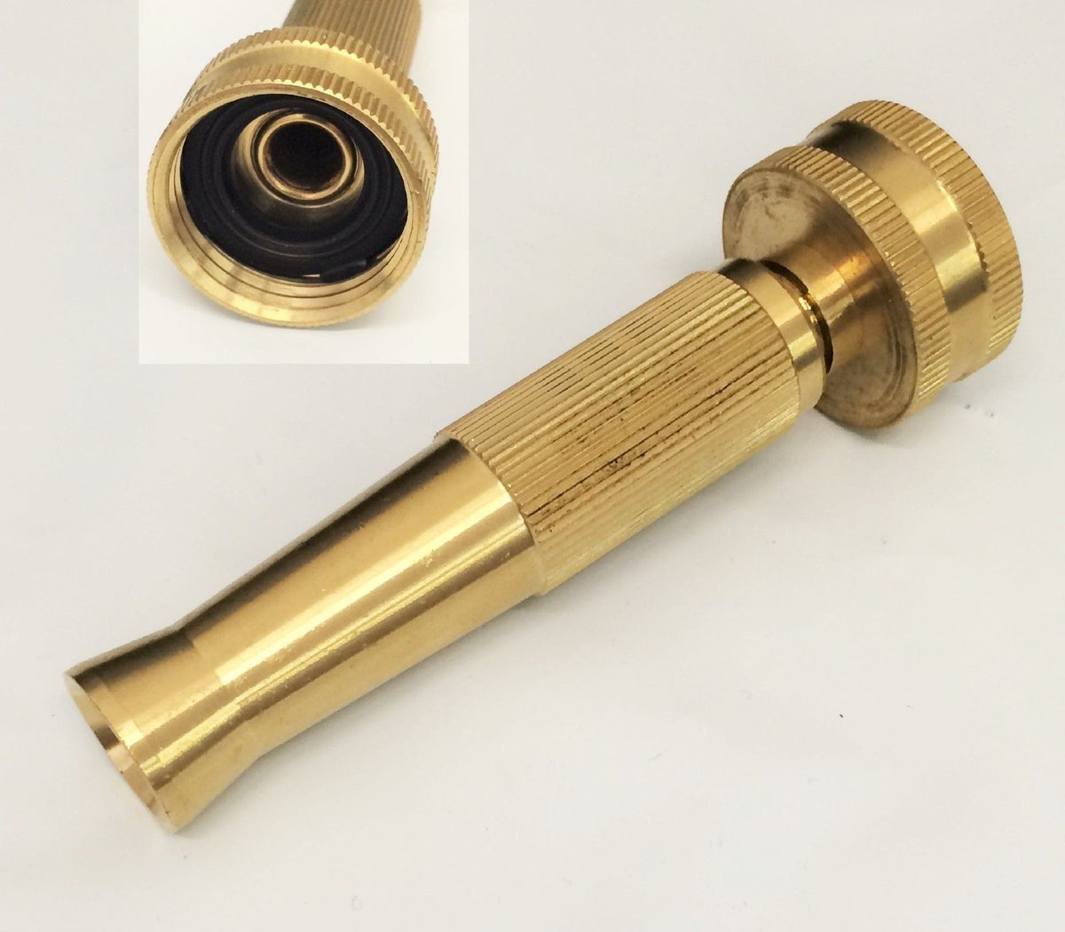 4" Solid Brass Hose Twist Nozzle Heavy Duty Watering Sprayer Tool