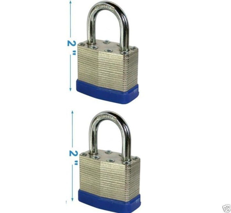 50mm 1 1/2 steel laminated 2 1/2'' padlock new (1pc)