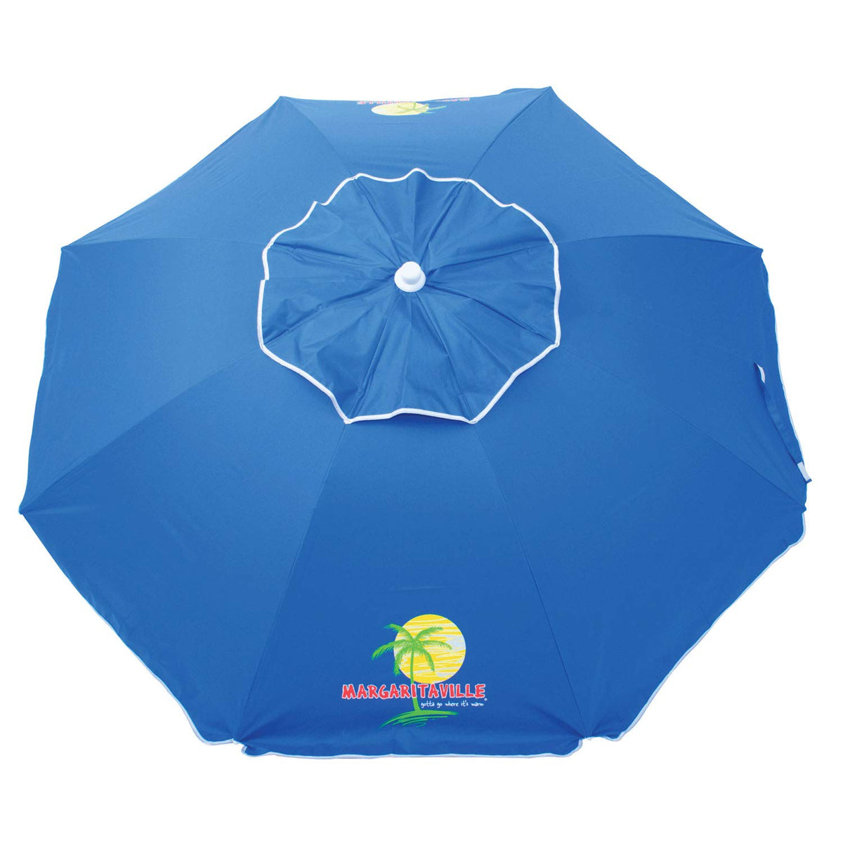 Margaritaville WUB76MV-179-1 6.5 ft UPF 50 Plus Sun Protection Tilt Umbrella- Anchor