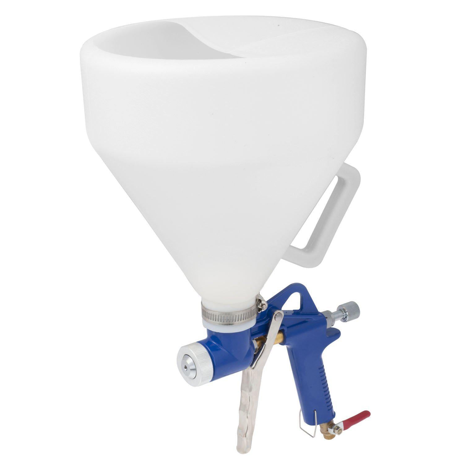 Pneumatic Air Texture Spray Gun, 1.2 Gallon Hopper gun