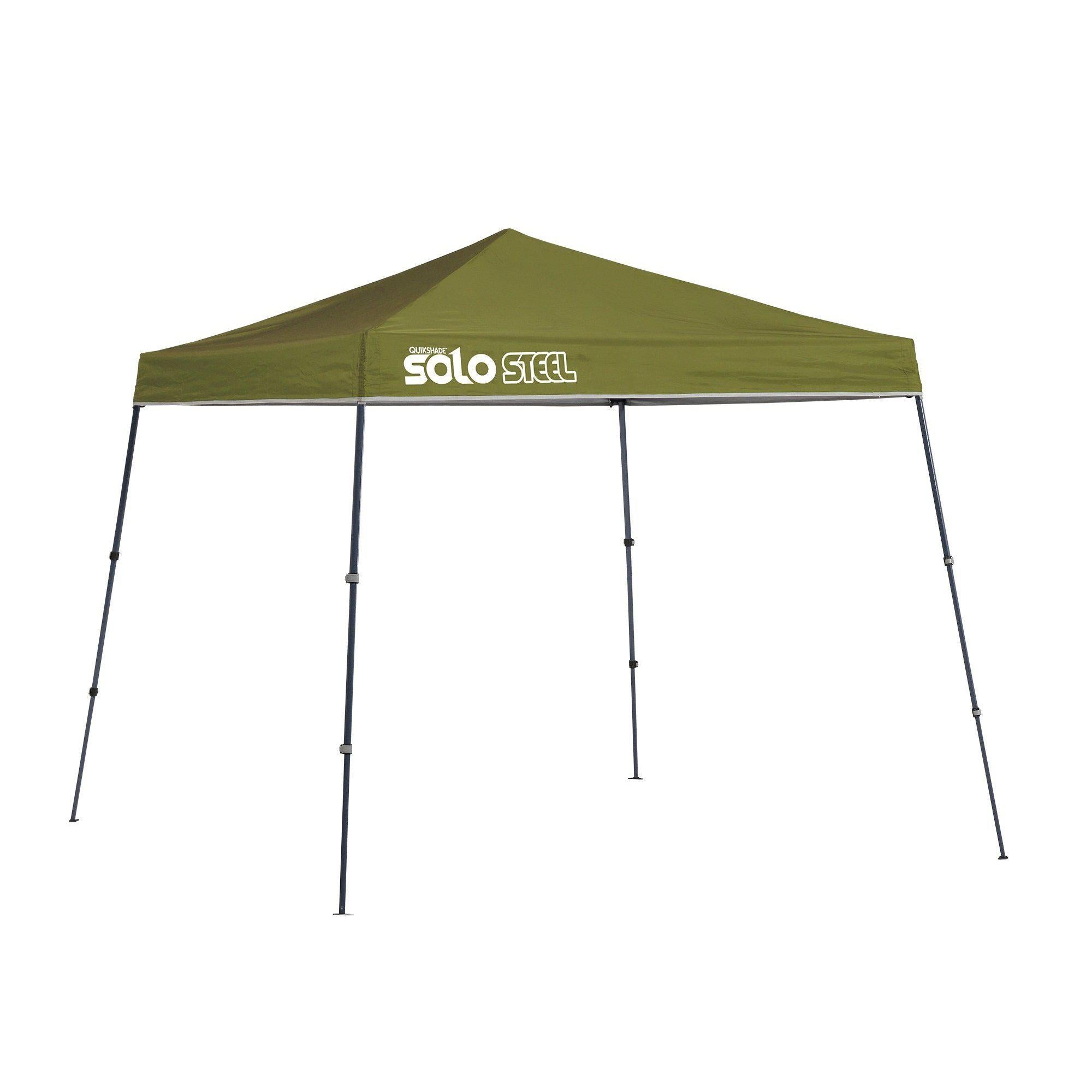 Quik Shade Solo Steel 9 x 9 ft. Slant Leg Canopy, Olive