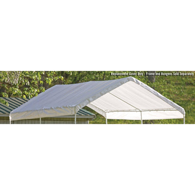 ShelterLogic MaxAP Canopy Replacement Cover, White, 10 x 20 ft.