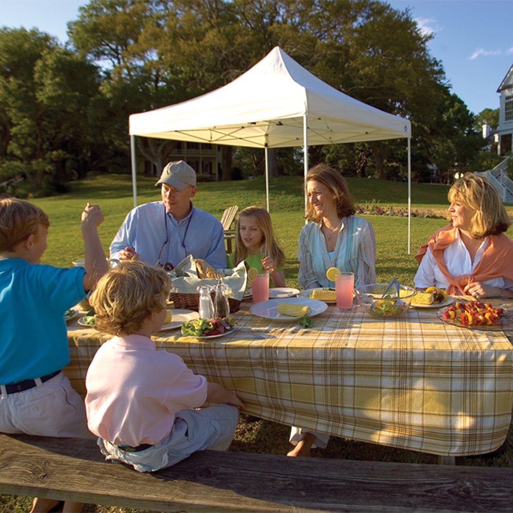 ShelterLogic Straight Leg Pop-Up Canopy with Roller Bag, 10 x 10 ft.