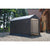 6Ft x 10 Ft ShelterLogic Shed-in-a-Box with Auger Anchors, Peak, Gray