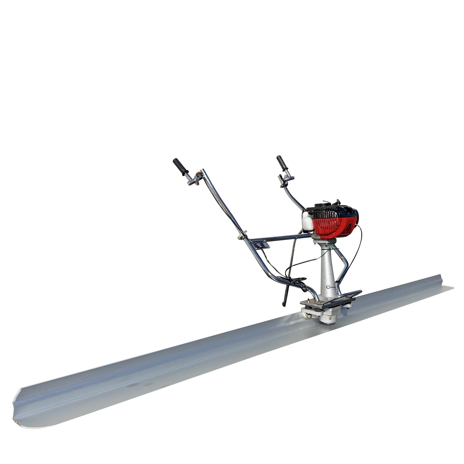 Vibrating Gas Concrete Power Screed Pro Finishing Float Tool with 10'  Blade Board