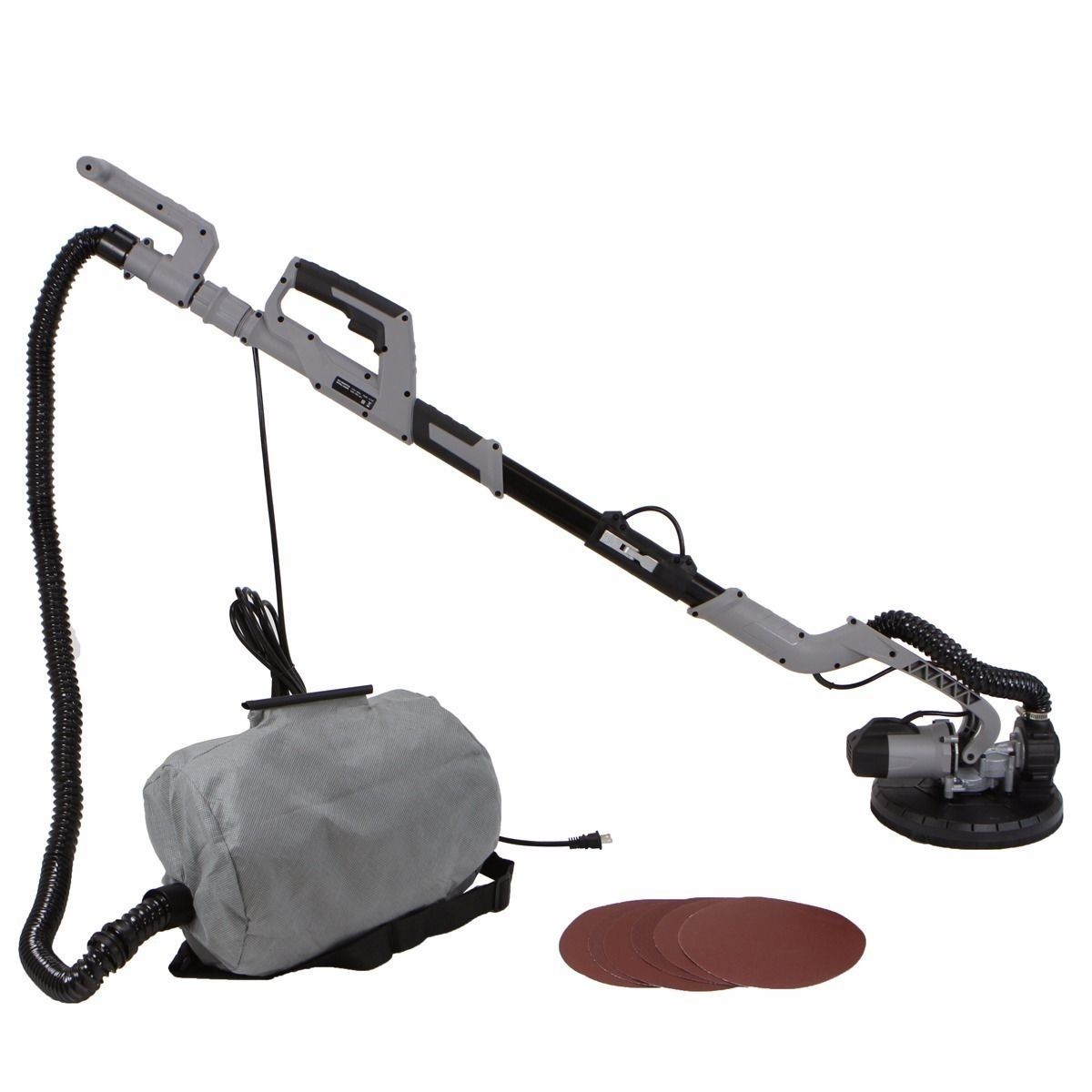 750W Drywall Sander Electric telescoping Variable Speed Sanding dustless vacuum