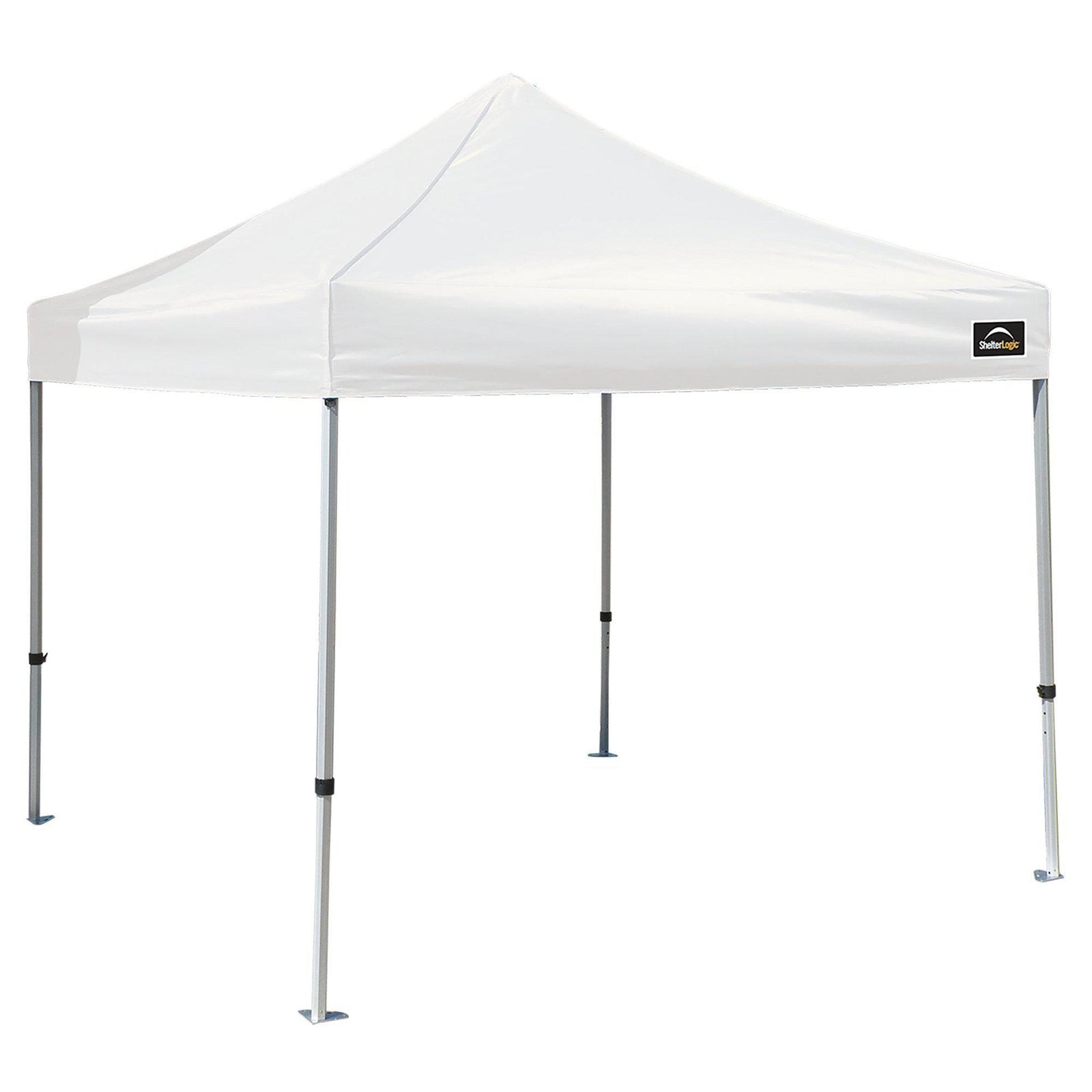 ShelterLogic Alumi-Max Pop-up Canopy with Roller Bag, White, 10 x 10 ft.