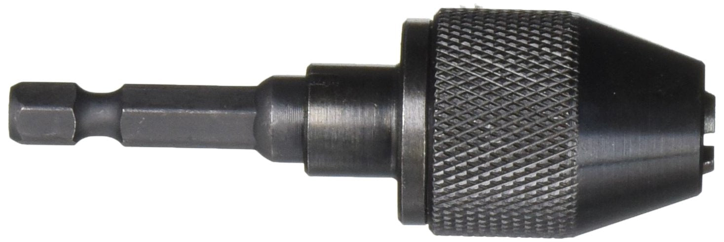 1/4" Keyless Chuck Conversion Hex Shank Adapter Drill Bit Quick Change Driver