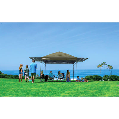 Quik Shade Solo Steel 170 10 x 17 ft. Straight Leg Canopy, Olive